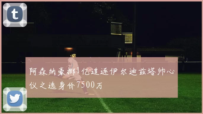 阿森纳豪掷1亿追逐伊尔迪兹塔帅心仪之选身价7500万